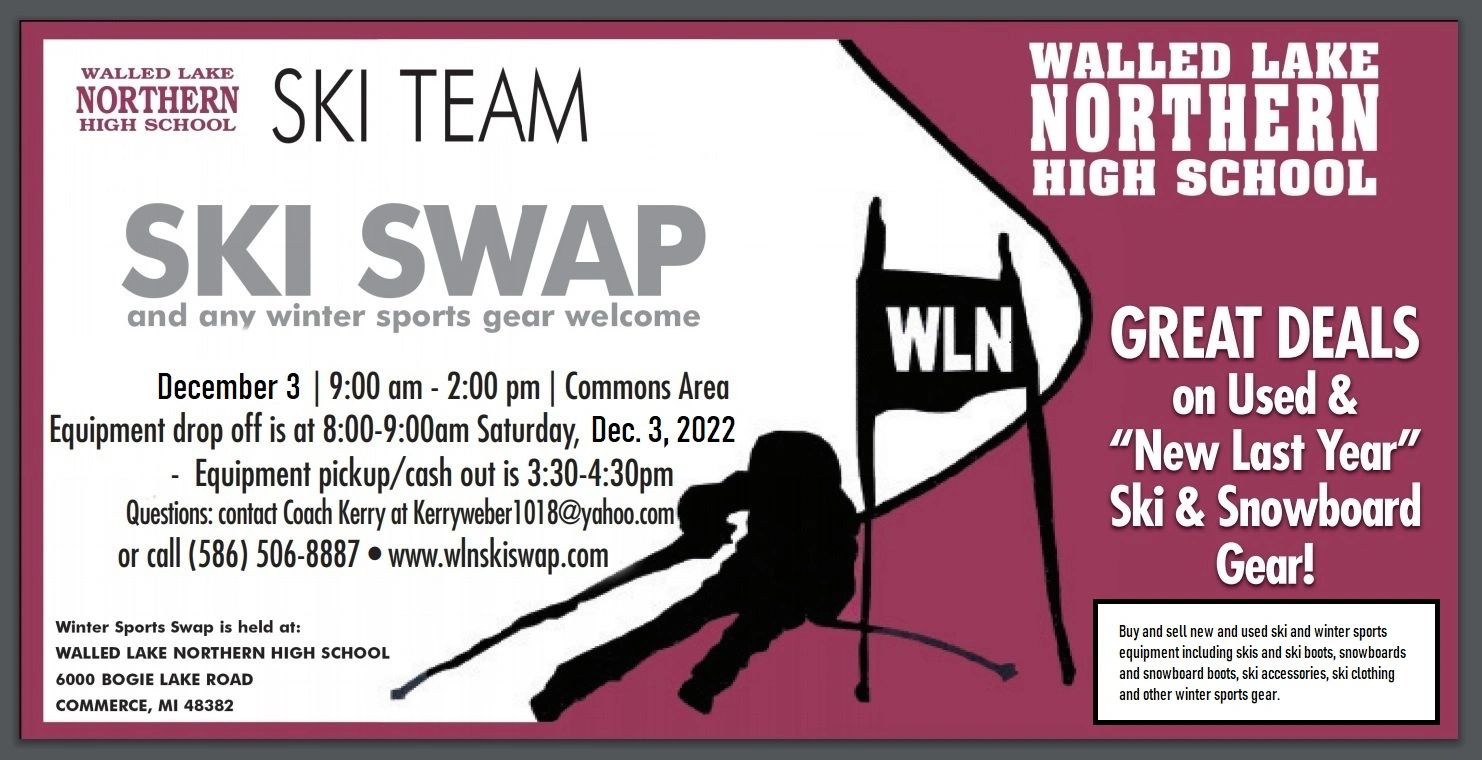 Walled Lake Northern High School Ski Team Ski Swap
